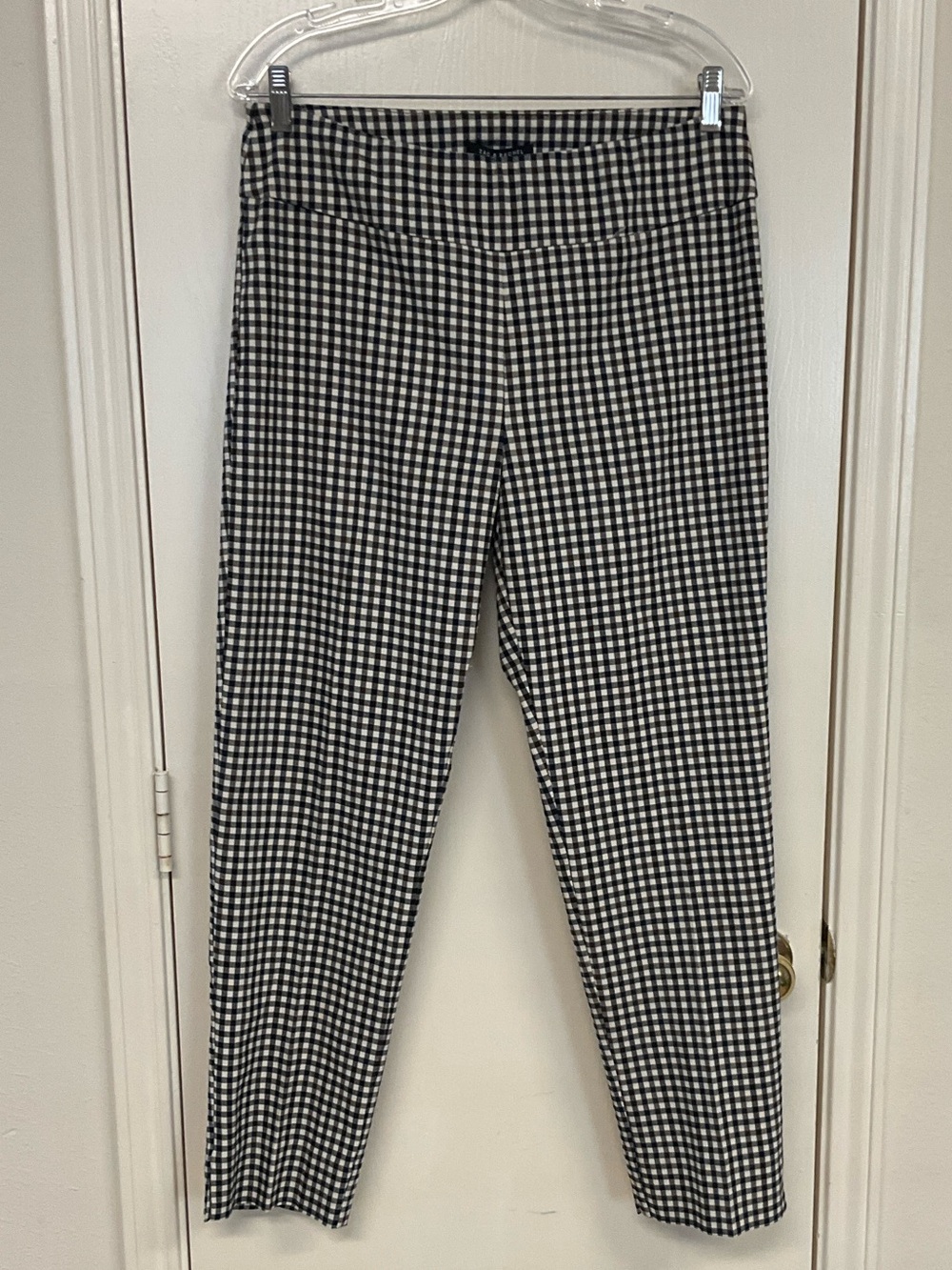Zac & Rachel Black and White Gingham Chinos